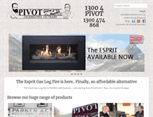 Tablet Screenshot of pivotstove.com.au